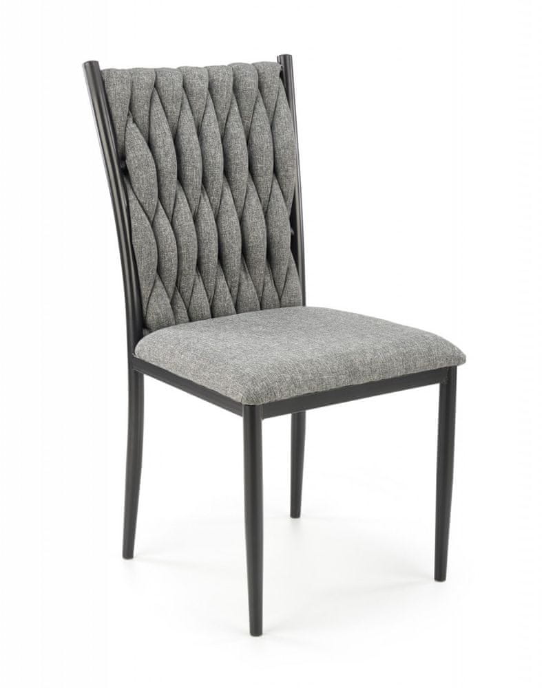 Halmar Kovová stoličky K435, sivá